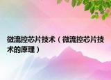 微流控芯片技術(shù)（微流控芯片技術(shù)的原理）