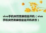 vivo手機突然黑屏但是開機（vivo手機突然黑屏但是是開機狀態(tài)）