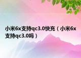 小米6x支持qc3.0快充（小米6x支持qc3.0嗎）