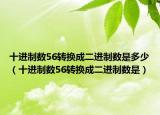 十進(jìn)制數(shù)56轉(zhuǎn)換成二進(jìn)制數(shù)是多少（十進(jìn)制數(shù)56轉(zhuǎn)換成二進(jìn)制數(shù)是）