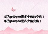 華為p40pro是多少倍的變焦（華為p40pro是多少倍變焦）