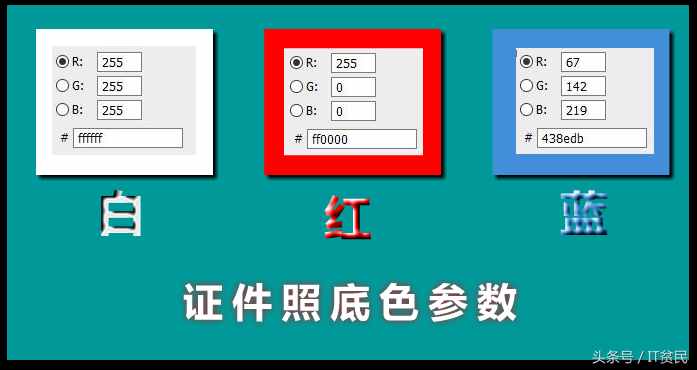 證件照的具體尺寸和顏色你知道嗎？