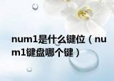 num1是什么鍵位（num1鍵盤哪個鍵）