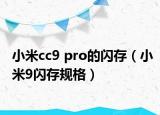 小米cc9 pro的閃存（小米9閃存規(guī)格）