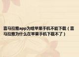 喜馬拉雅app為啥蘋果手機(jī)不能下載（喜馬拉雅為什么在蘋果手機(jī)下載不了）