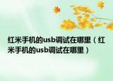 紅米手機的usb調(diào)試在哪里（紅米手機的usb調(diào)試在哪里）