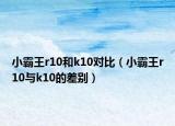 小霸王r10和k10對比（小霸王r10與k10的差別）