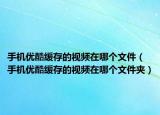 手機(jī)優(yōu)酷緩存的視頻在哪個文件（手機(jī)優(yōu)酷緩存的視頻在哪個文件夾）
