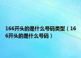 166開(kāi)頭的是什么號(hào)碼類(lèi)型（166開(kāi)頭的是什么號(hào)碼）