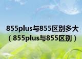 855plus與855區(qū)別多大（855plus與855區(qū)別）