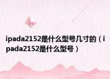 ipada2152是什么型號幾寸的（ipada2152是什么型號）