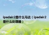 ipadair2是什么馬達(dá)（ipadair2是什么處理器）