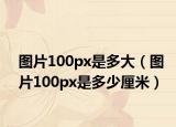 圖片100px是多大（圖片100px是多少厘米）