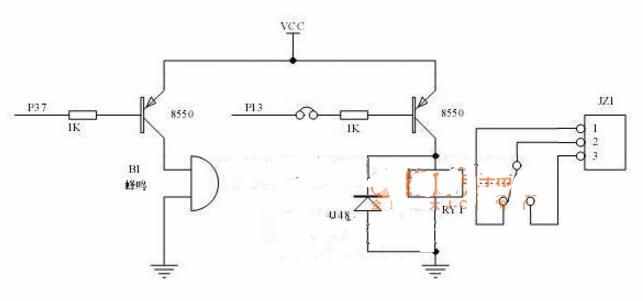 五款蜂鳴器驅(qū)動(dòng)電路原理圖