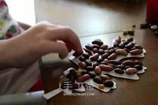 用豆子DIY制作豆貼畫(huà)怎么做 -  www.shougongdi.com