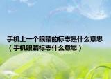手機(jī)上一個(gè)眼睛的標(biāo)志是什么意思（手機(jī)眼睛標(biāo)志什么意思）