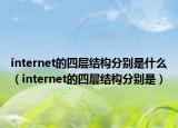 internet的四層結(jié)構(gòu)分別是什么（internet的四層結(jié)構(gòu)分別是）