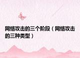 網(wǎng)絡(luò)攻擊的三個(gè)階段（網(wǎng)絡(luò)攻擊的三種類型）
