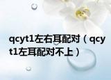 qcyt1左右耳配對(duì)（qcyt1左耳配對(duì)不上）