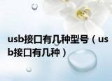 usb接口有幾種型號（usb接口有幾種）