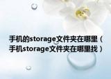 手機的storage文件夾在哪里（手機storage文件夾在哪里找）