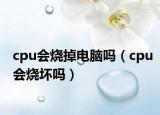 cpu會(huì)燒掉電腦嗎（cpu會(huì)燒壞嗎）