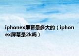 iphonex屏幕是多大的（iphonex屏幕是2k嗎）