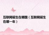 互聯(lián)網(wǎng)誕生在哪國（互聯(lián)網(wǎng)誕生在哪一年）