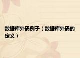 數(shù)據(jù)庫外碼例子（數(shù)據(jù)庫外碼的定義）