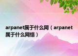 arpanet屬于什么網(wǎng)（arpanet屬于什么網(wǎng)絡）