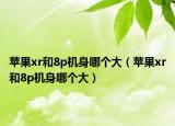 蘋果xr和8p機身哪個大（蘋果xr和8p機身哪個大）