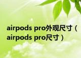airpods pro外觀尺寸（airpods pro尺寸）