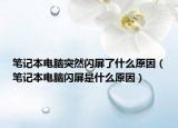 筆記本電腦突然閃屏了什么原因（筆記本電腦閃屏是什么原因）