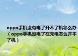 oppo手機沒有電了開不了機怎么辦（oppo手機沒電了在充電怎么開不了機）