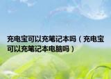 充電寶可以充筆記本嗎（充電寶可以充筆記本電腦嗎）