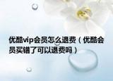 優(yōu)酷vip會(huì)員怎么退費(fèi)（優(yōu)酷會(huì)員買錯(cuò)了可以退費(fèi)嗎）