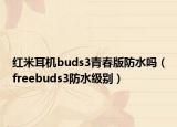 紅米耳機(jī)buds3青春版防水嗎（freebuds3防水級(jí)別）