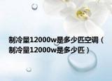 制冷量12000w是多少匹空調(diào)（制冷量12000w是多少匹）