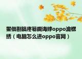 鐢?shù)鑴戞€庝箞鐧誨綍oppo瀹樼綉（電腦怎么進(jìn)oppo官網(wǎng)）