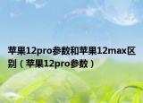 蘋(píng)果12pro參數(shù)和蘋(píng)果12max區(qū)別（蘋(píng)果12pro參數(shù)）