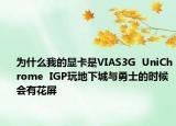 為什么我的顯卡是VIAS3G  UniChrome  IGP玩地下城與勇士的時(shí)候會(huì)有花屏