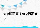 erp的定義（erp的定義）