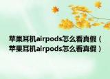 蘋果耳機airpods怎么看真假（蘋果耳機airpods怎么看真假）