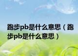 跑步pb是什么意思（跑步pb是什么意思）