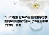 Dnf65世界將軍65級(jí)圖騰生命怒放圖騰60級(jí)殘酷戰(zhàn)鐮只比10強(qiáng)藍(lán)拳哪個(gè)好刷一張畫