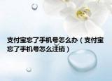 支付寶忘了手機(jī)號怎么辦（支付寶忘了手機(jī)號怎么注銷）