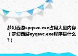 夢(mèng)幻西游xyqsvc.exe占用大量內(nèi)存（夢(mèng)幻西游xyqsvc.exe程序是什么?）
