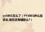 yy5801怎么了（YY5801腫么加進(jìn)去,現(xiàn)在還有輔助么?）
