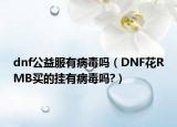 dnf公益服有病毒嗎（DNF花RMB買的掛有病毒嗎?）