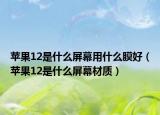 蘋果12是什么屏幕用什么膜好（蘋果12是什么屏幕材質）